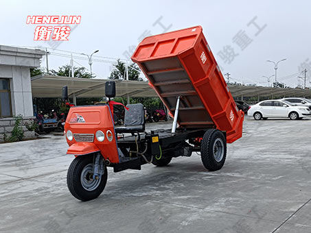 工程、工廠用電動三輪自卸車